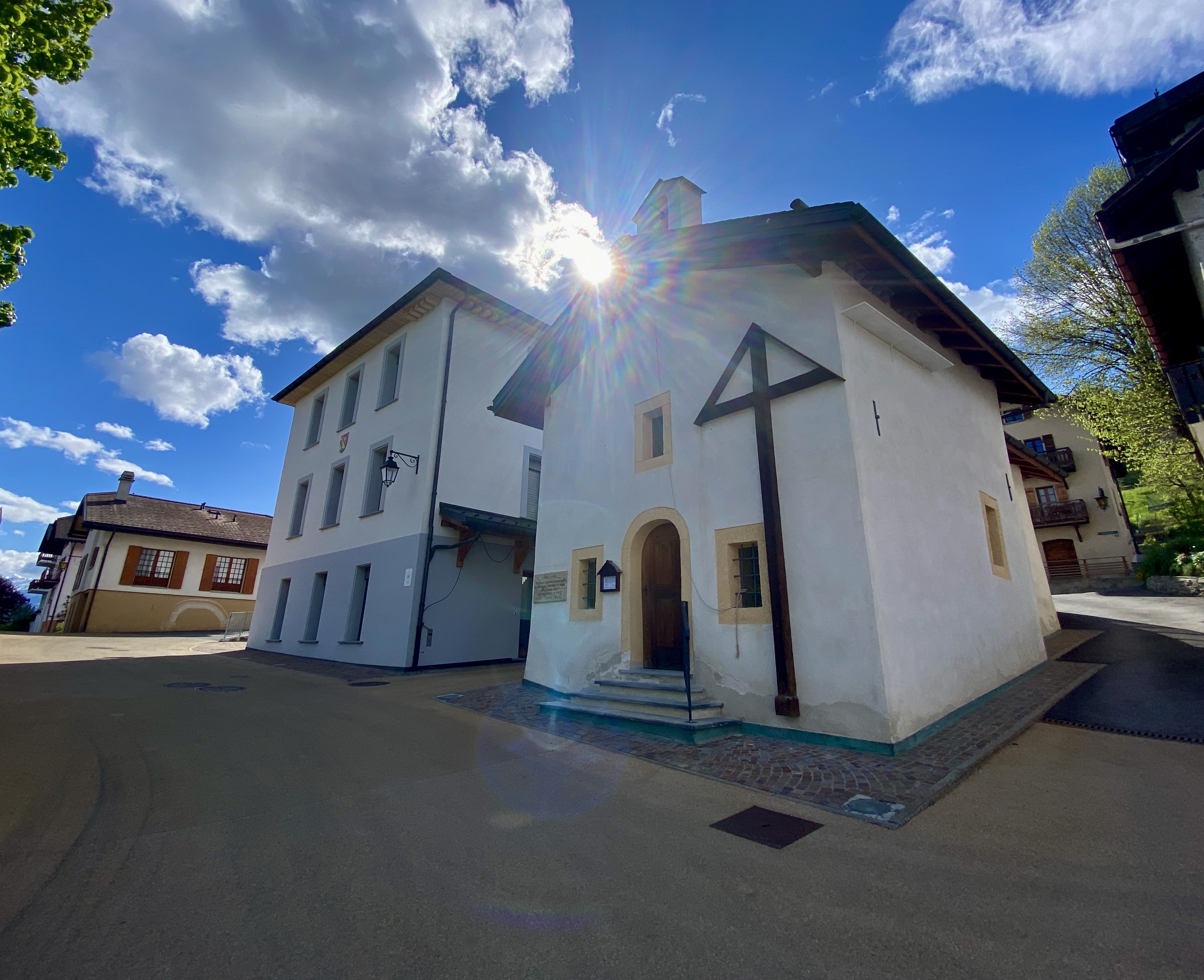Randogne, an authentic mountain village