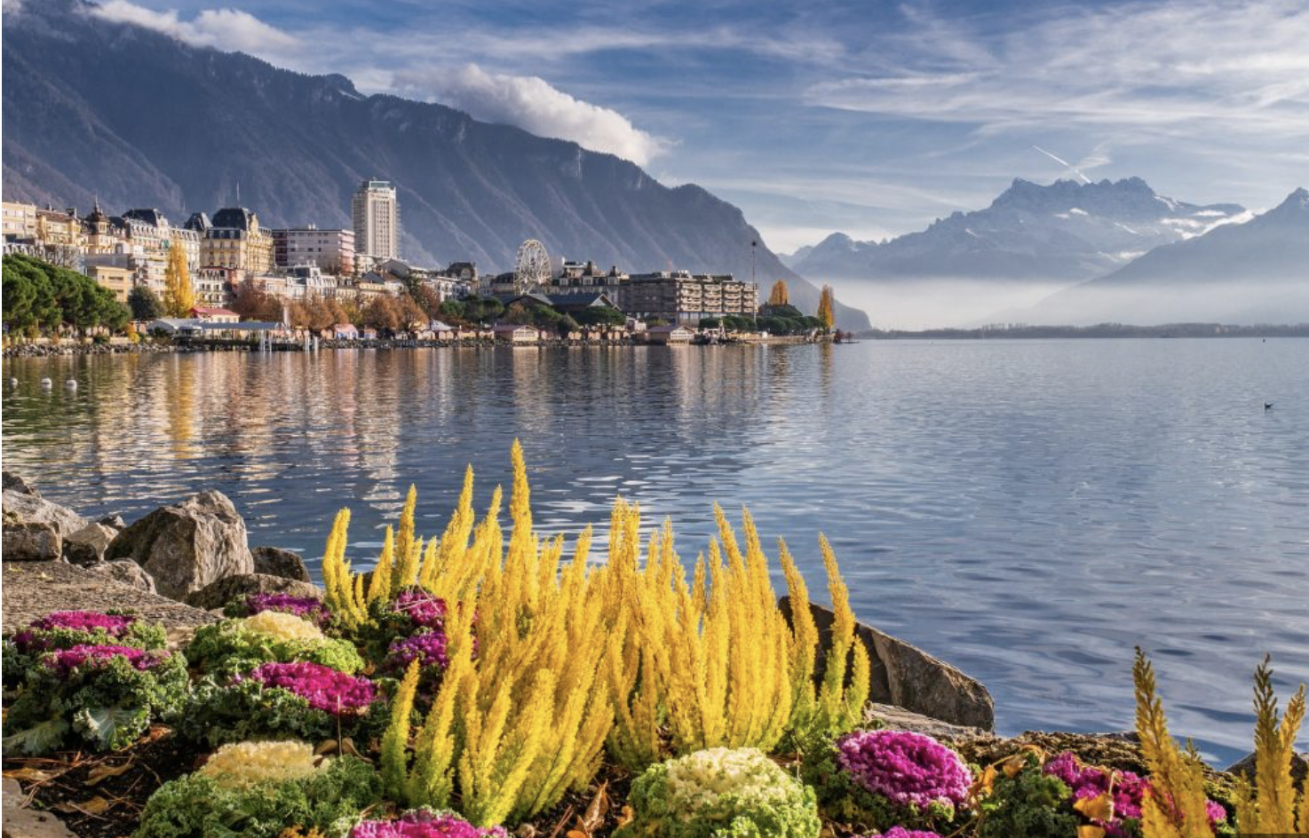 Montreux and the surrounding area